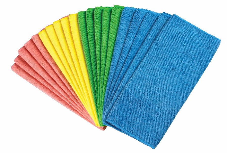 Home & Pets * | Frank All-Purpose Machine Washable Microfibre Cloths, Assorted Colours, 20-Pk