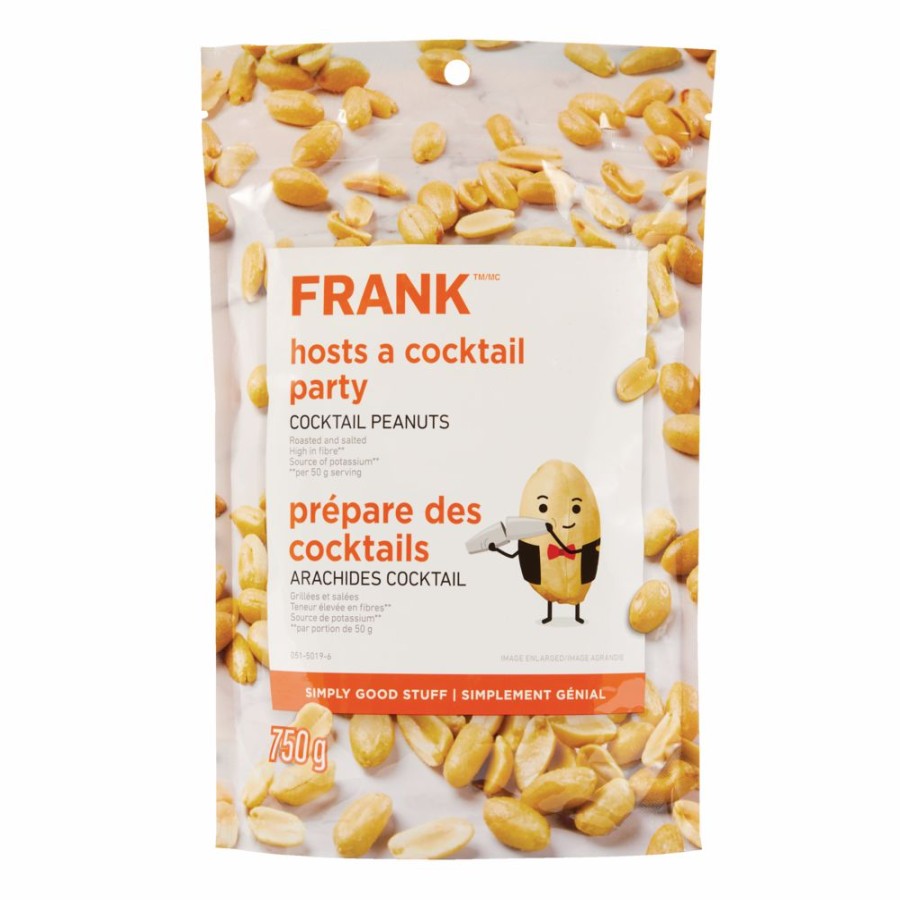 Home & Pets * | Frank Roasted & Salted Cocktail Peanuts, 750-G