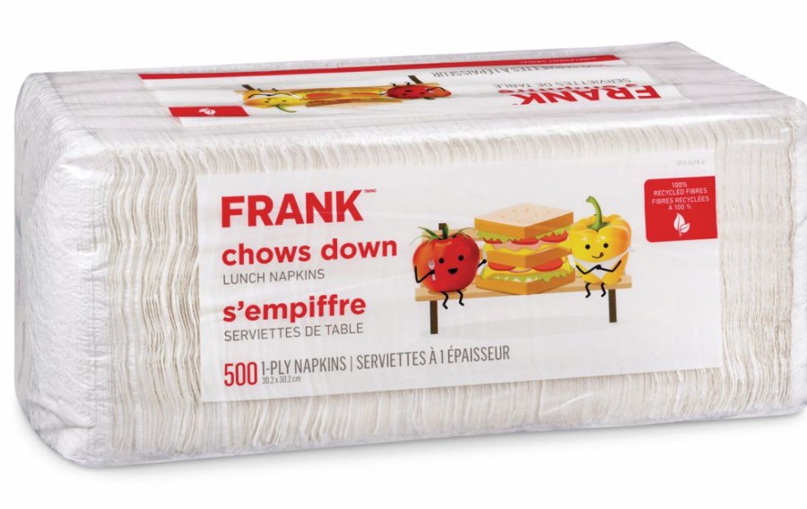 Home & Pets * | Frank Lunch Paper Napkins, 2-Ply, 500-Pk