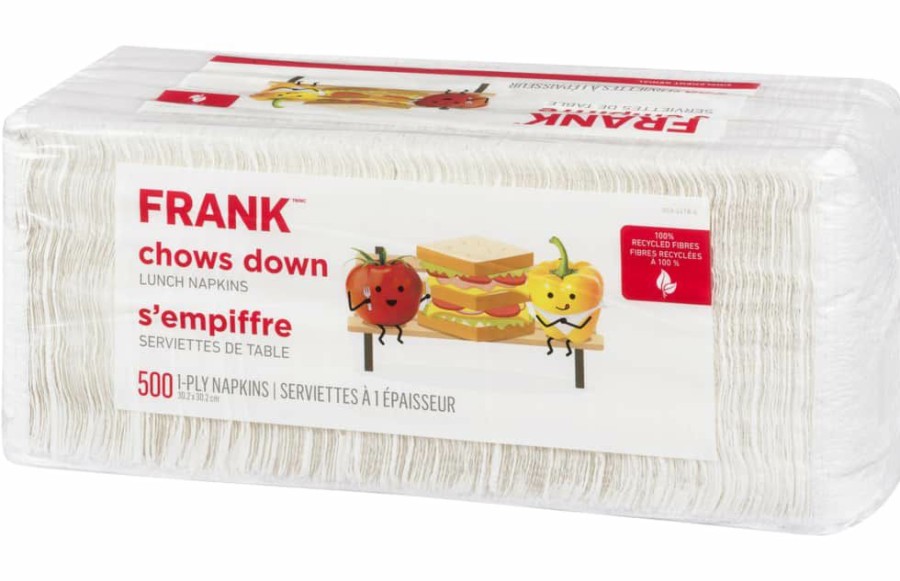 Home & Pets * | Frank Lunch Paper Napkins, 2-Ply, 500-Pk