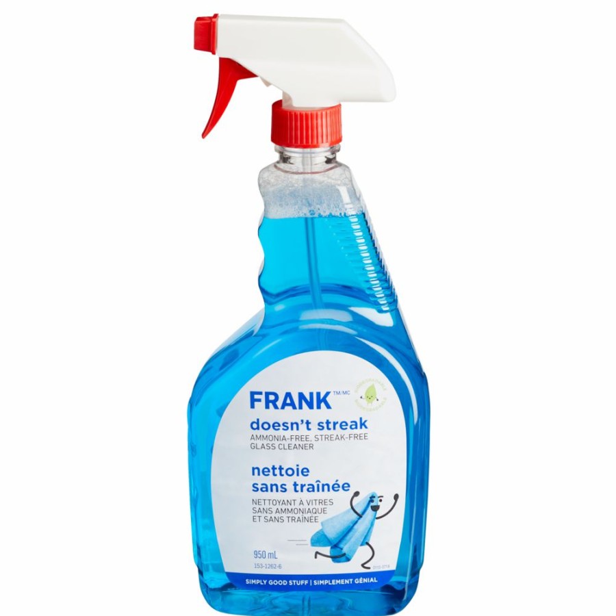 Home & Pets * | Frank Ammonia-Free Glass And Window Cleaner Spray, 950-Ml