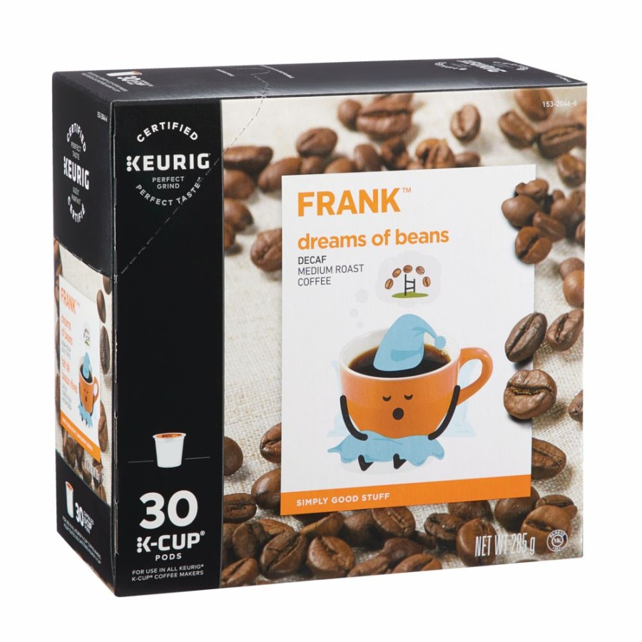 Home & Pets * | Frank Dreams Of Beans Medium Roast K-Cup Coffee Pods, 285-G, 30-Pk, Keurig Compatible