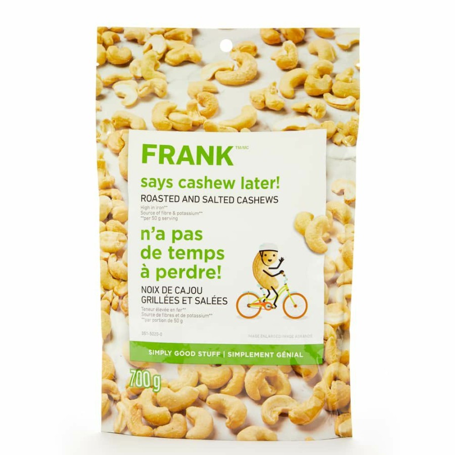 Home & Pets * | Frank Roasted & Salted Cashews, 700-G