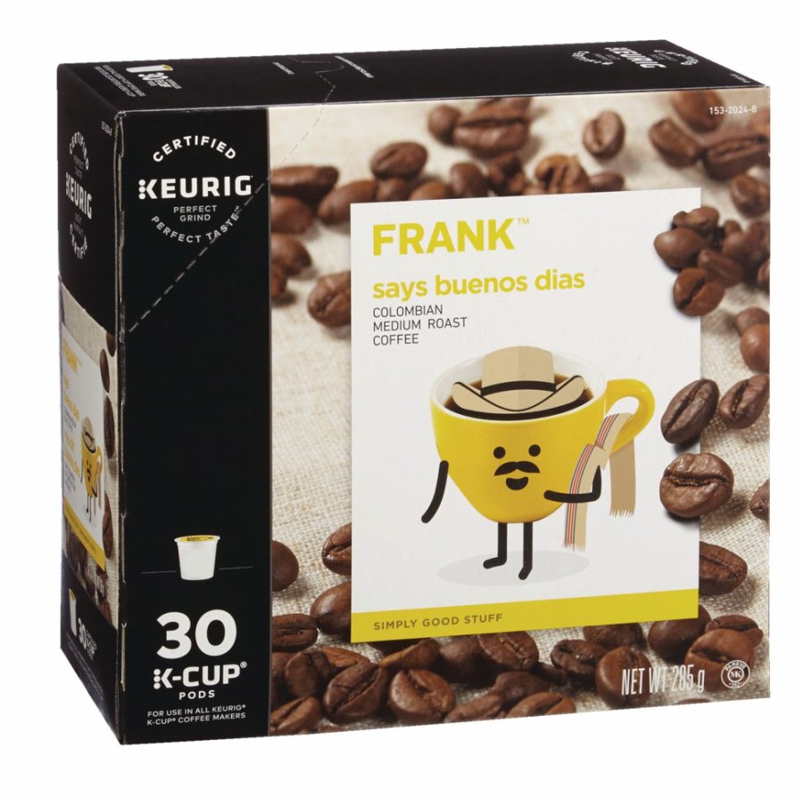 Home & Pets * | Frank Says Buenos Dias Colombian Medium Roast K-Cup Coffee Pods, 285-G, 30-Pk, Keurig Compatible