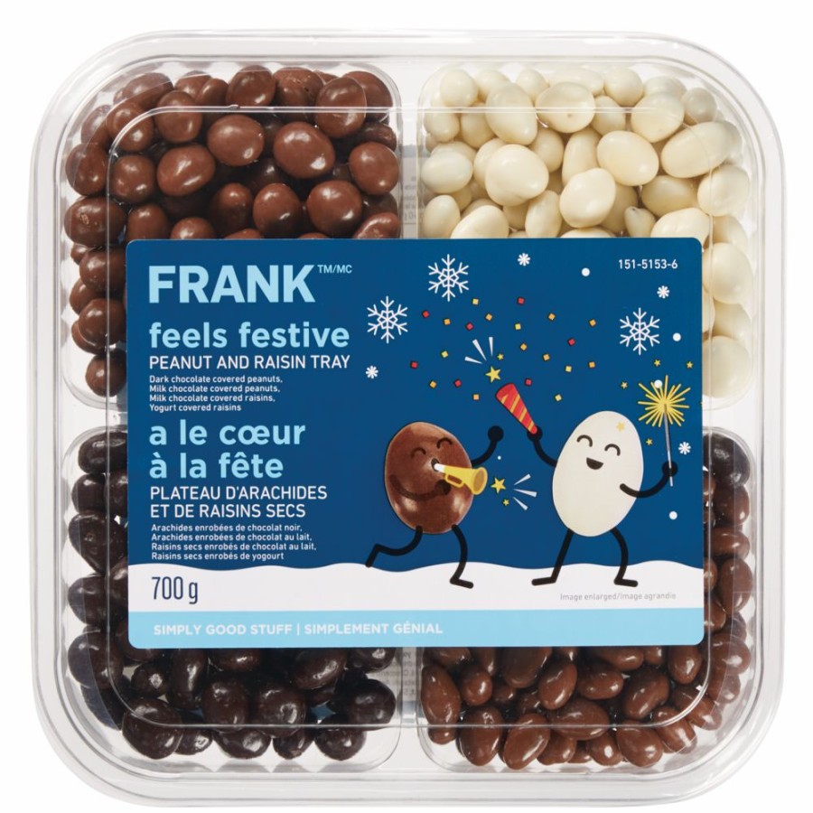 Christmas * | Frank Covered Rasins & Chocolate Tray, 700-G