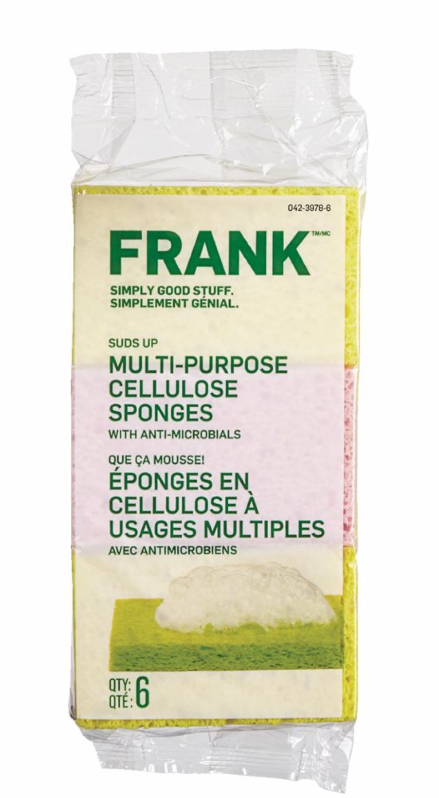 Home & Pets * | Frank Multi-Purpose Cellulose Sponge, 6-Pk