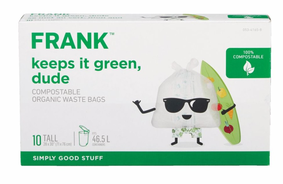 Home & Pets * | Frank Tall Organic Compostable Food Waste Bage, 10-Pk, 49-L