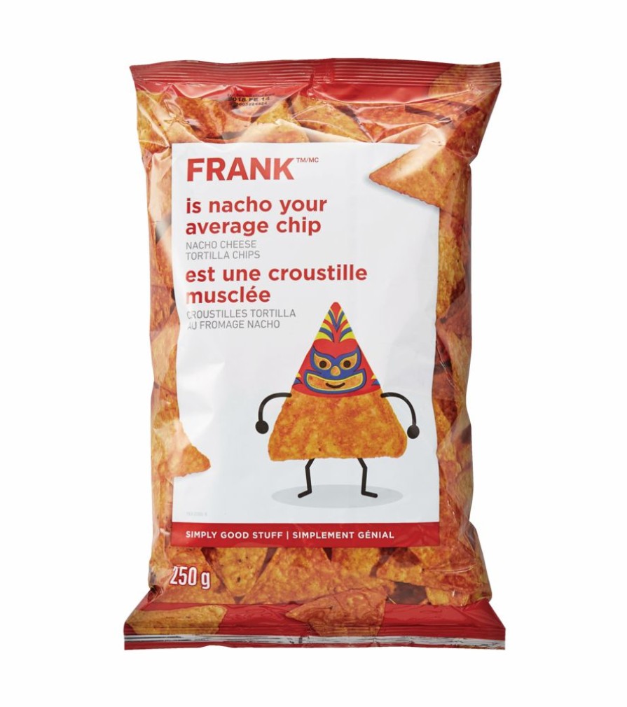 Home & Pets * | Frank Nacho Cheese Tortialla Chips, 250-G