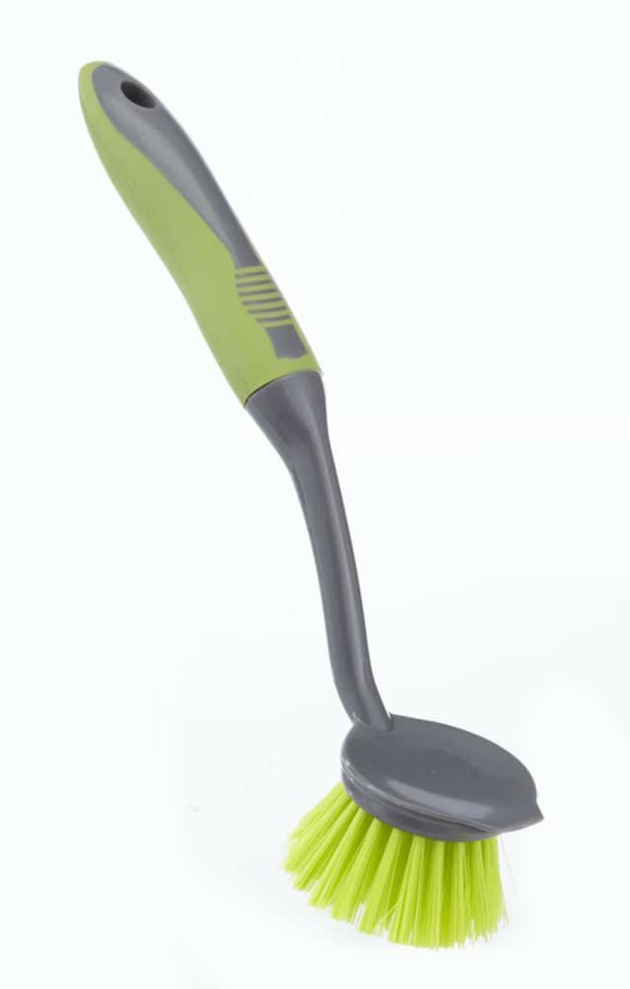 Home & Pets * | Frank Round Non-Stick Surfaces Dish Scrub Brush With Stiff & Durable Fibre Bristles With Scraper