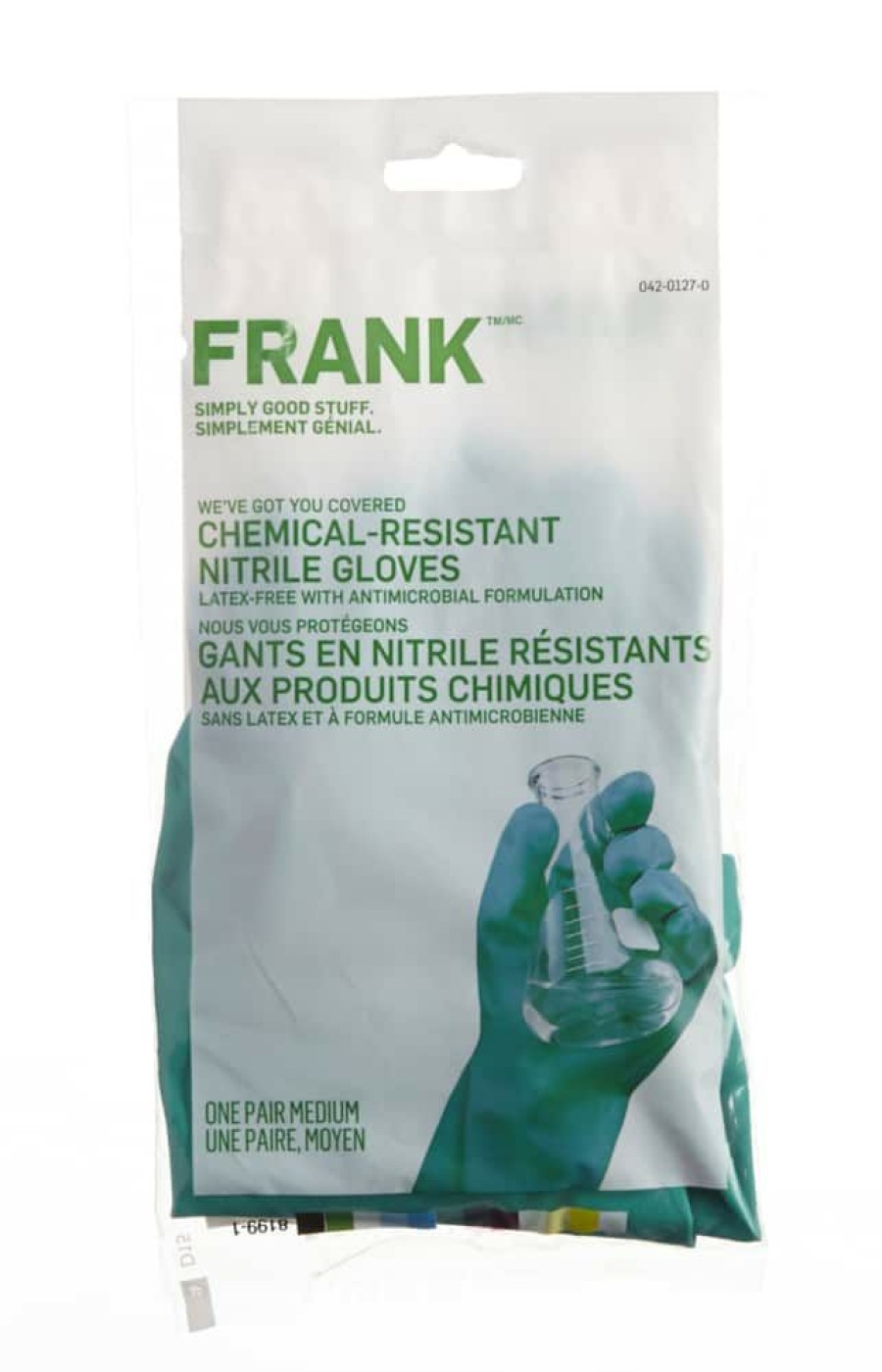 Home & Pets * | Frank Chemical Resistant Latex Free Nitrile Gloves, Medium, 1-Pair