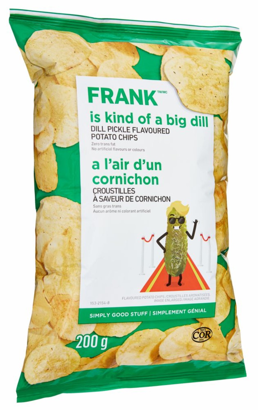 Home & Pets * | Frank Dill Pickle Potato Chips, 200-G