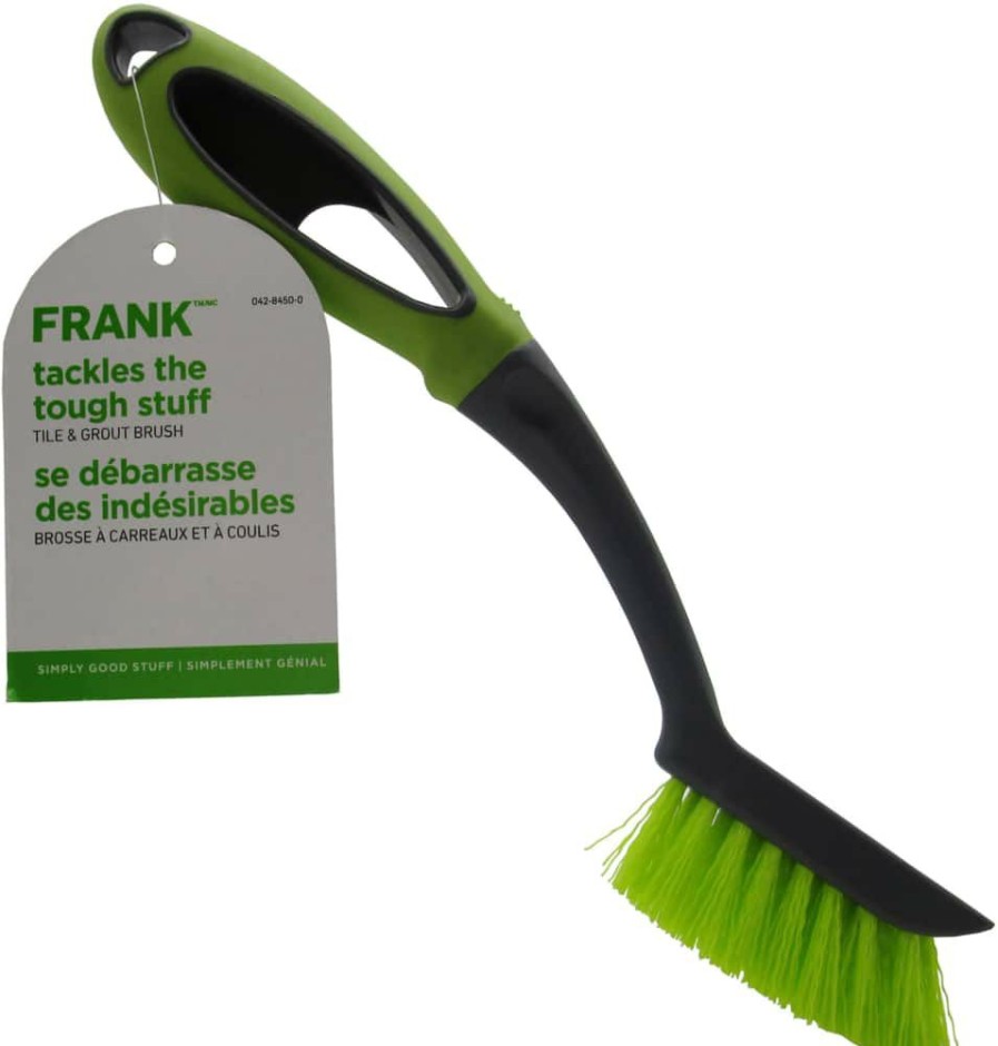 Home & Pets * | Frank Tile & Grout Brush With Strong & Stiff Bristles