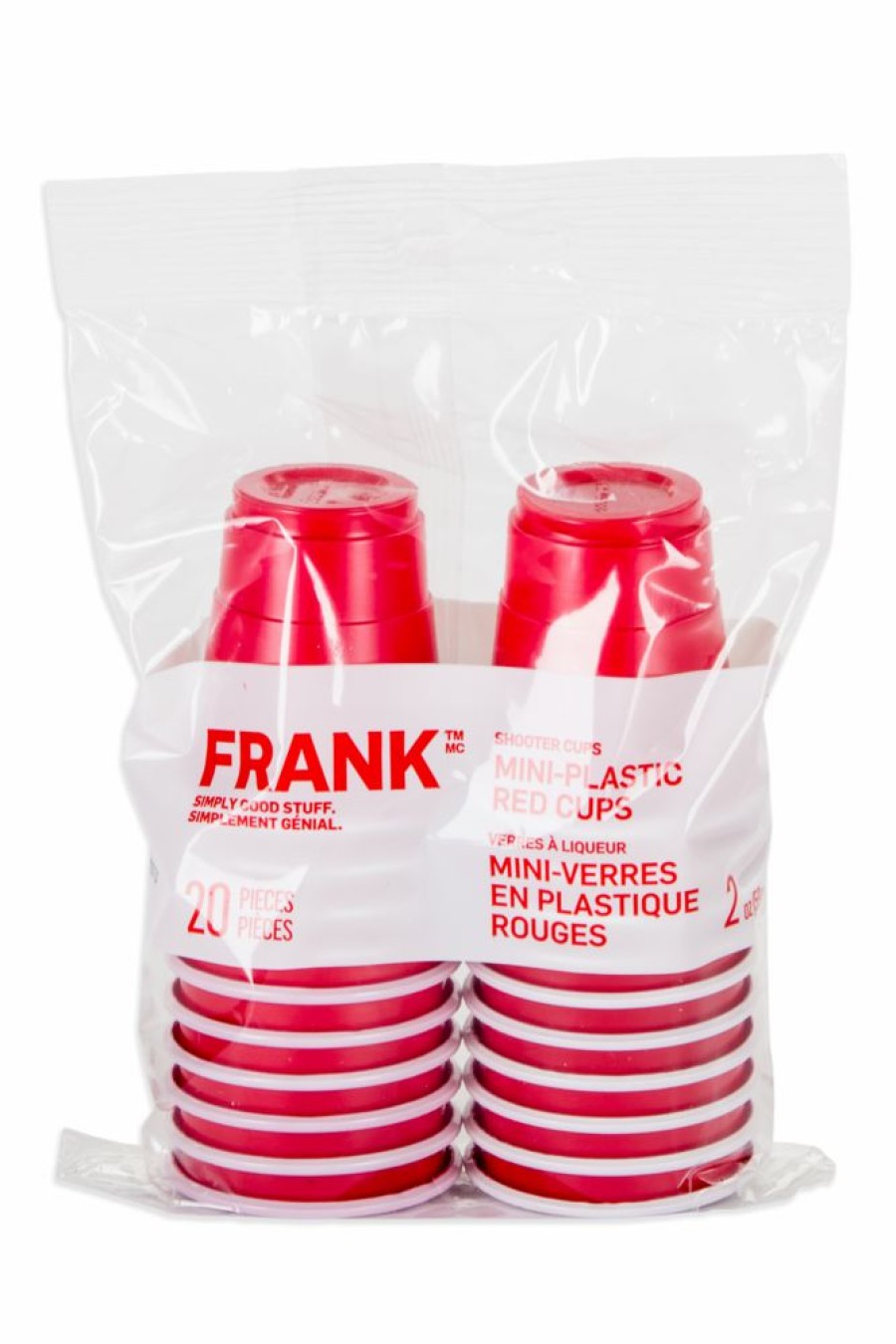 Home & Pets * | Frank Mini-Plastic Cups, 59-Ml, 20-Pk