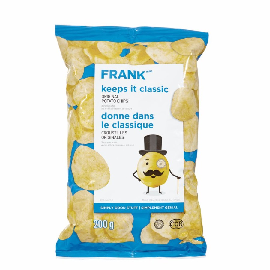 Home & Pets * | Frank Original Potato Chips, 200-G