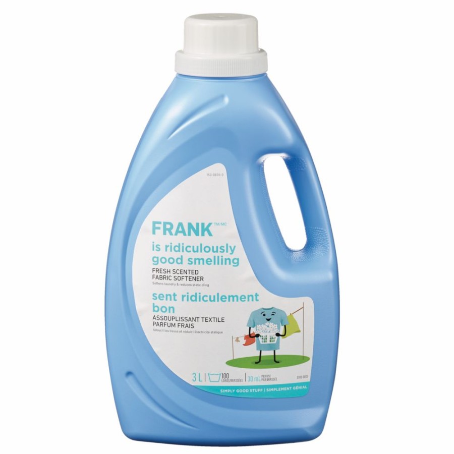 Home & Pets * | Frank Fabric Softener, Fresh Scent, 100-Load, 3-L