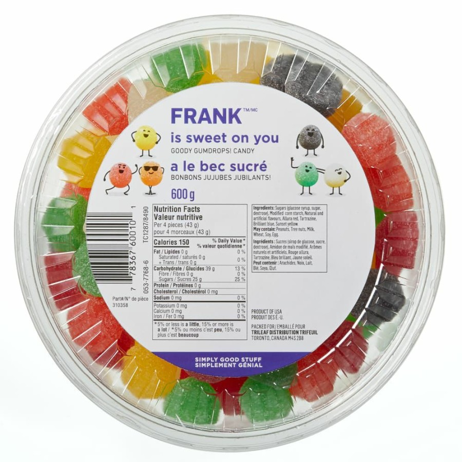 Home & Pets * | Frank Gum Drops Candy, 600-G