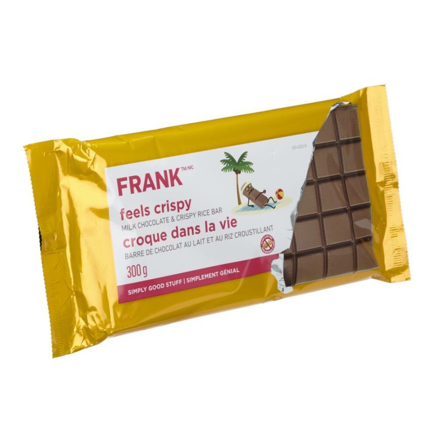 Christmas * | Frank Milk Chocolate Crispy Rice Bar, 300-G