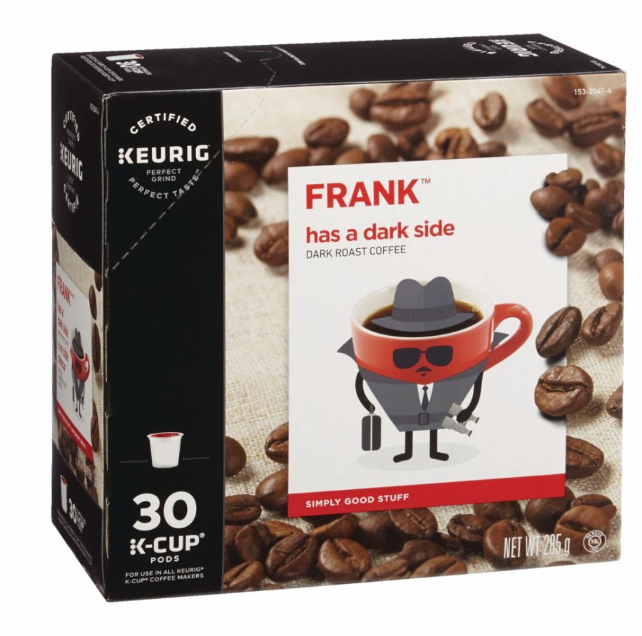 Home & Pets * | Frank Has A Dark Side Dark Roast K-Cup Coffee Pods, 285-G, 30-Pk, , Keurig Compatible