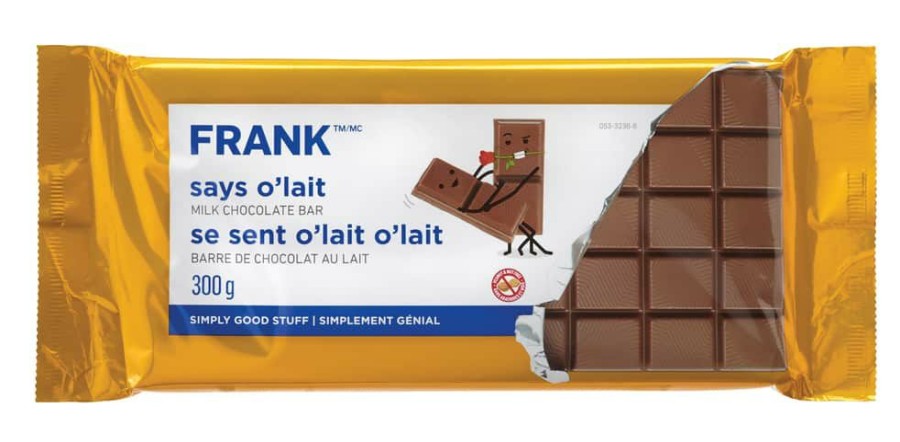 Home & Pets * | Frank Milk Chocolate Bar, 300-G