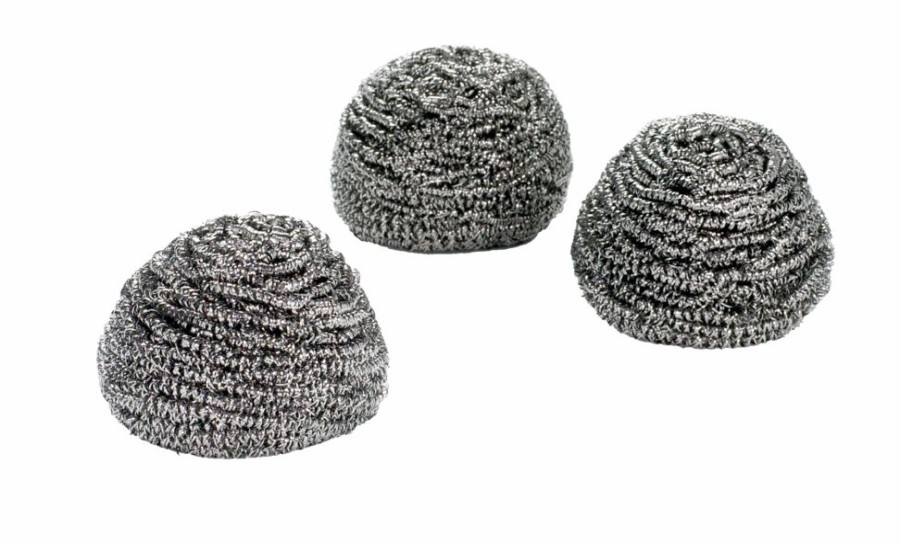 Home & Pets * | Frank Stainless Steel Spiral Scour / Scrubber, 3-Pk