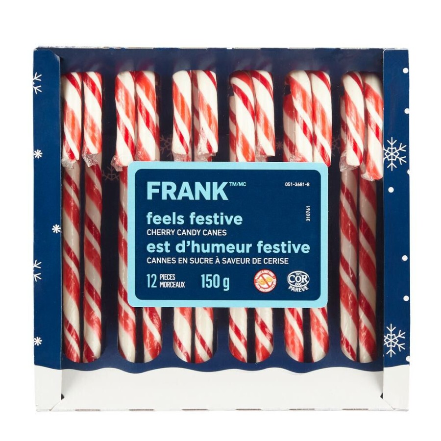 Home & Pets * | Frank Cherry Candy Canes, 12-Pk, 150-G