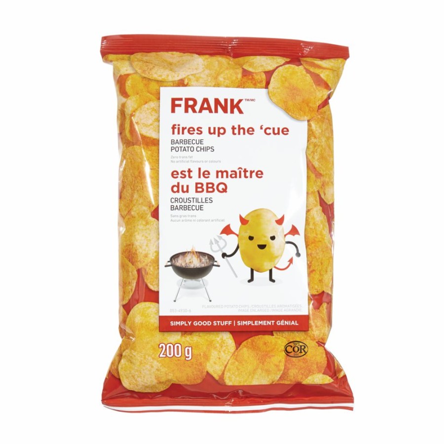 Home & Pets * | Frank Bbq Potato Chips, 200-G