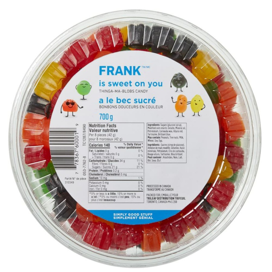 Home & Pets * | Frank Thinga-Ma-Blobs Gummy Candy Tub, 700-G