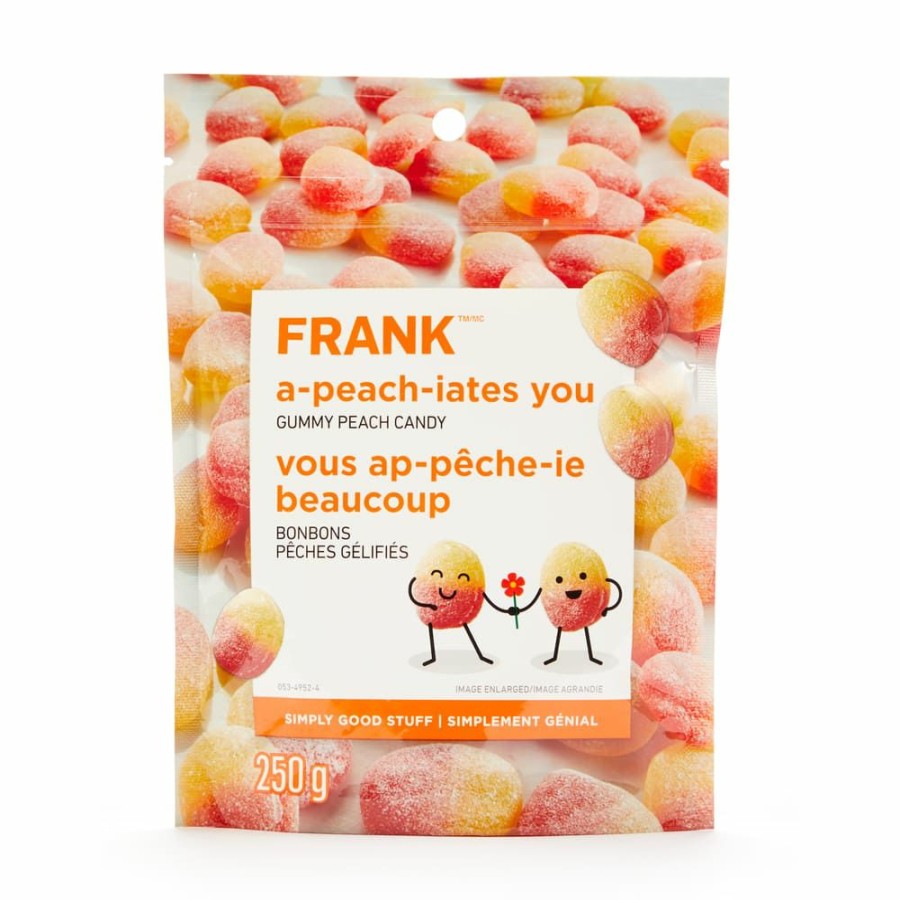 Home & Pets * | Frank Peach Gummy Candy, 250-G