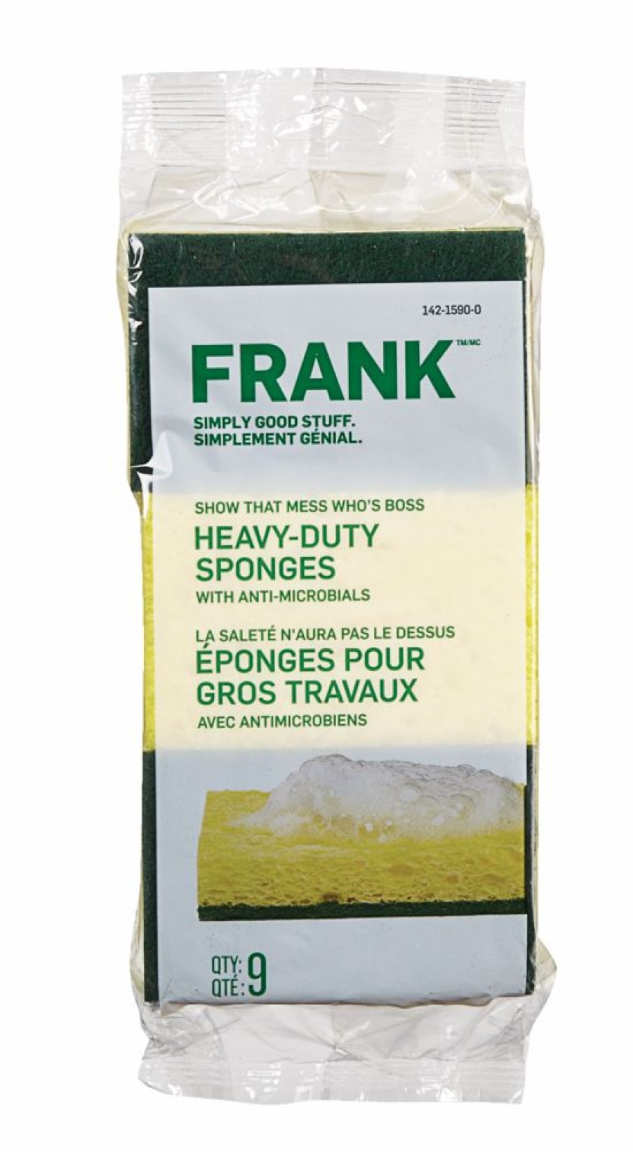 Home & Pets * | Frank Heavy-Duty Scrub Sponge, 9-Pk