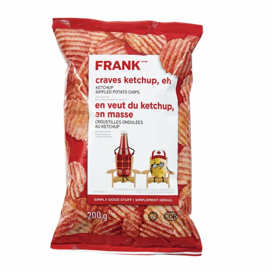 Home & Pets * | Frank Ketchup Rippled Potato Chips, 200-G