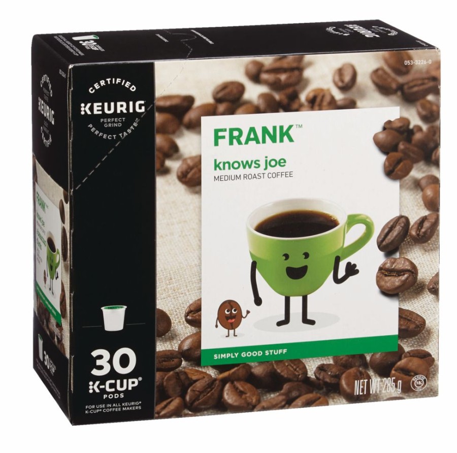 Home & Pets * | Frank Knows Joe Medium Roast K-Cup Coffee Pods, 285-G, 30-Pk, Keurig Compatible