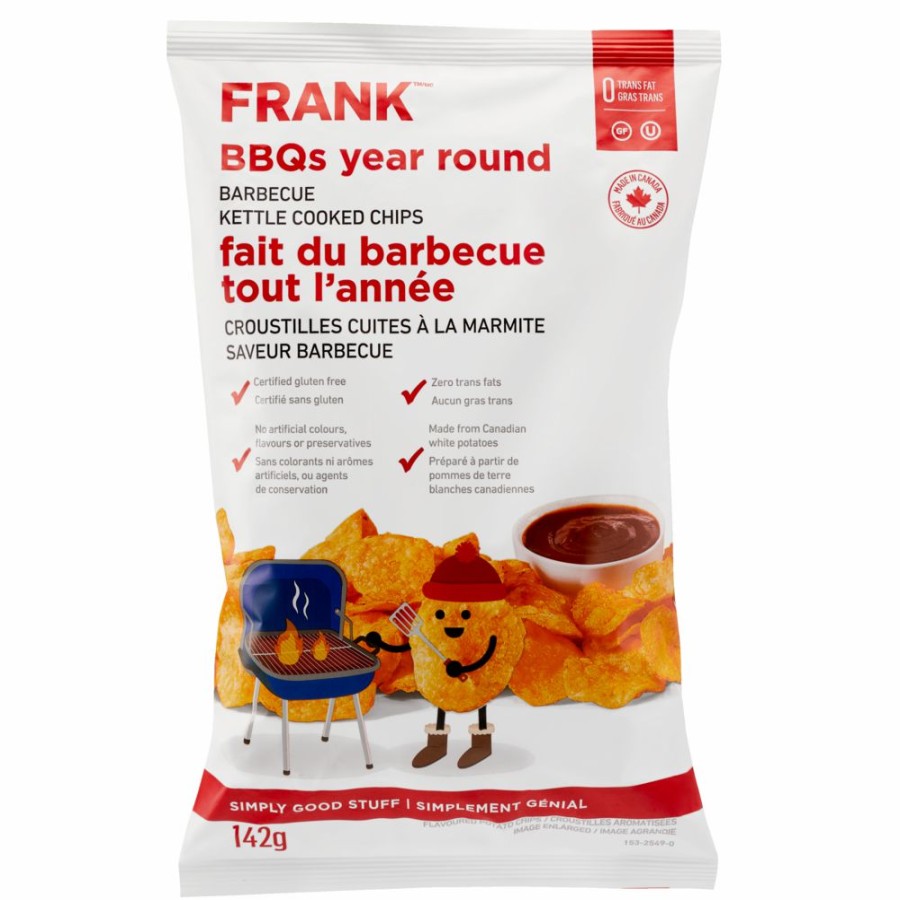 Home & Pets * | Frank Bbq Kettle Chips, 142-G