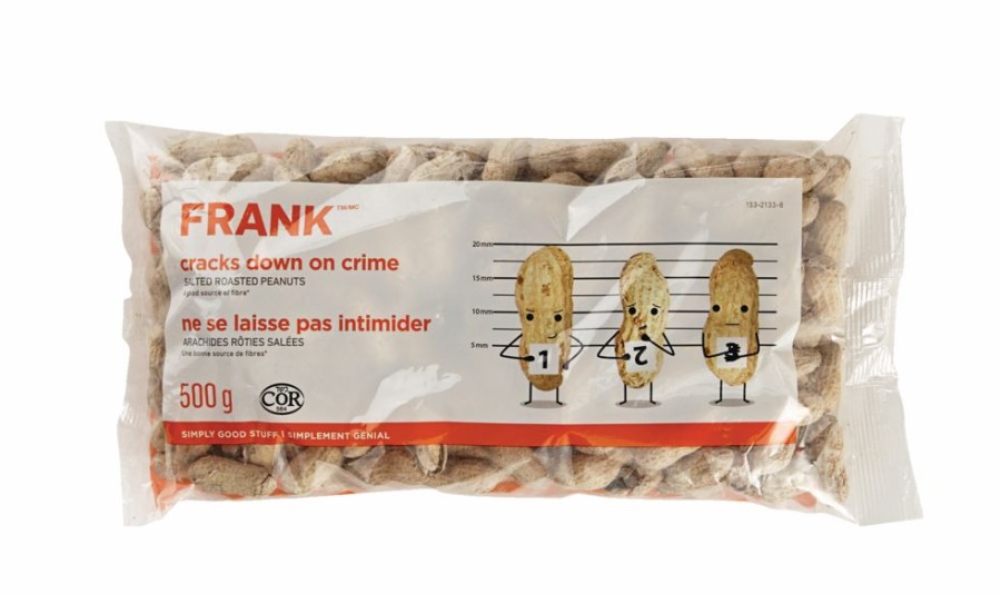 Home & Pets * | Frank In-Shell Salted Roasted Peanuts, 500-G