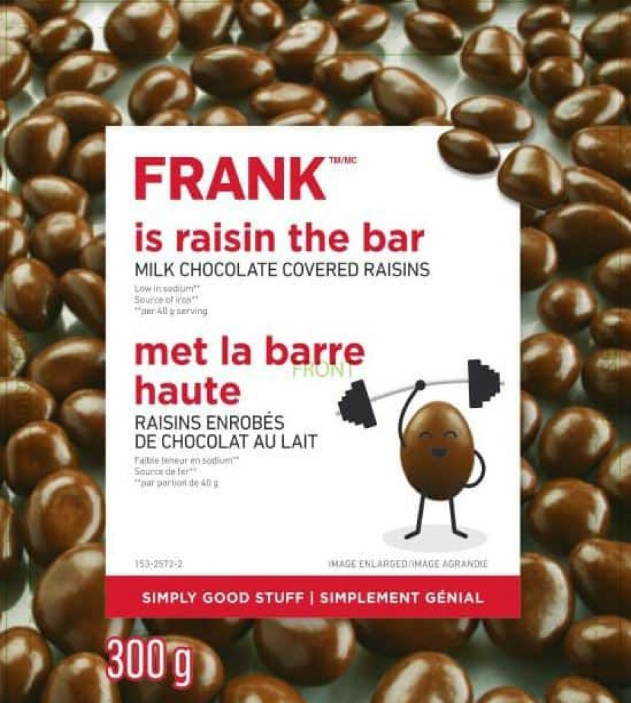 Home & Pets * | Frank Milk Chocolate-Covered Raisins, 300-G